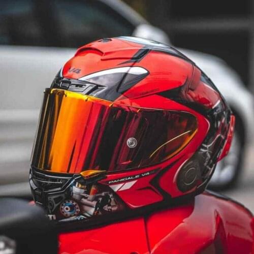SHOEI X14 Helmet X-Fourteen Panigale V4 Red Helmet Full Face Racing Motorcycle Helmet Casco De Motocicleta
