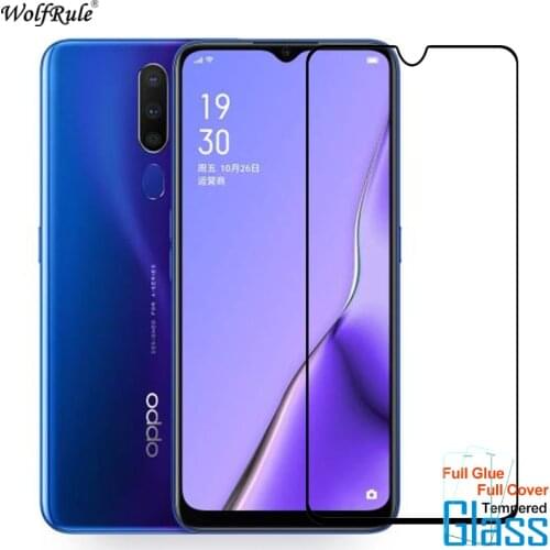 Protective Glass For OPPO A9 2020 Screen Protector Full Glue Cover Tempered Glass For OPPO A5 2020 Glass A11X Phone Film
