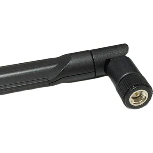 1PC 2.4GHz/5.8Ghz 8dBi Dual Band wifi antenna SMA + SMA Female to CRC9 right angle cable RG316 15cm