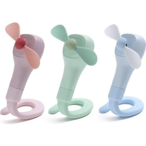 2020 Hand-Free Fans Mini Fan Portable Fan Standing changeable shape Fan Air Cooler Easy Carry Handheld Outdoor Bike Umbrella Use