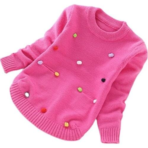 2020 Ins New Fashion Girls Sweaters 2-10years Knit Girls Jumpers Girls Clothing