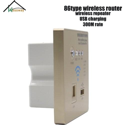 300 MBPS In Wall Wireless Router for Hotel Rooms