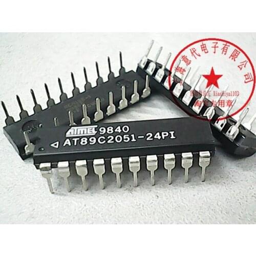 5pcs AT89C2051-24PI DIP-20