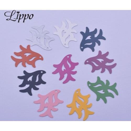 50pcs AC11576 24*25mm Jewelry Parts Coral Charms Pendant