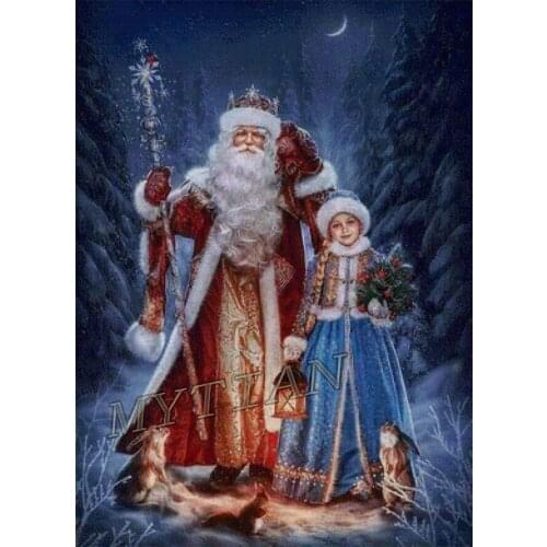 Full square/round drill 5D diy diamond painting Santa Claus diamond embroidery pattern cross stitch kit mosaic room decor