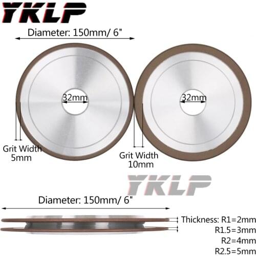 150mm Diamond Grinding Wheel 6 Inch Carbide Metal Grinder Disc Cutter Sharpener