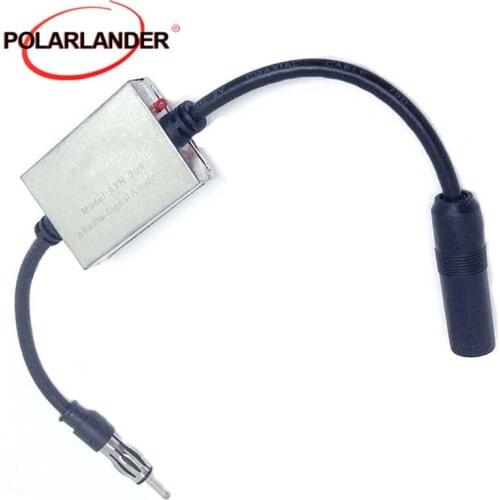Car Antenna Universal 12V-24V Auto Car Radio Aerials FM AM Signal Amplifier Anti-interference Metal ANT-208 GPS Navi Amplifier