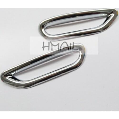 FOR NISSAN QASHQAI 2016 FRONT REAR ABS chrome fog lamp cover car-styling plastic plating fog light trim protective cover sticker