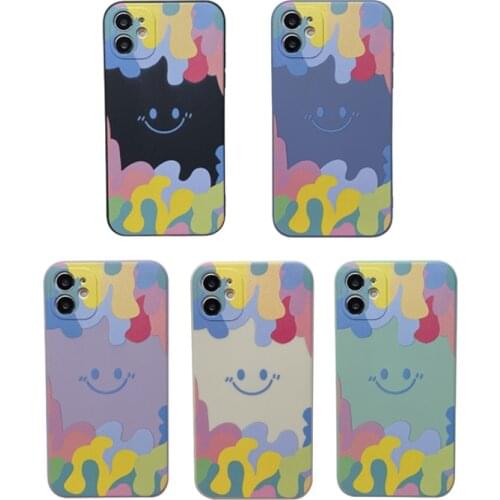 Graffiti Cute Cartoon Smiley Case Phone Case For OPPO Reno4 5G Reno5 5G A3S A5S A31-2020 A53 A52 A72 Soft TPU Case