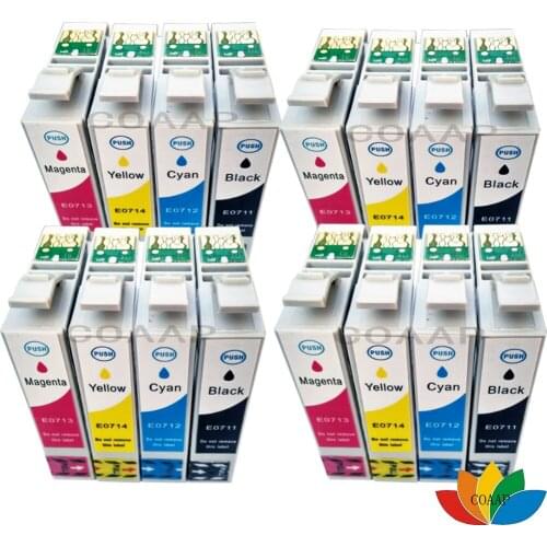 16 Compatible T0711 XL Ink Cartridges for Epson stylus SX105 SX115 SX205 SX215 SX415 SX515 SX515W Inkjet Printer