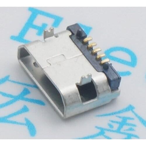 Taping micro flat pin flat port USB interface Micro female Mike 5P USB free shipping