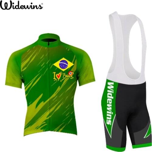 Love Brazil team new cycling clothing sportswear breathable cycling wear men women quick dry cycling jersey bike 5005