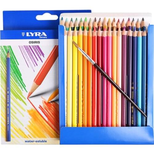 Lyra Triangular rod 36 color water-soluble pencil, student coloring, painting, color pencil