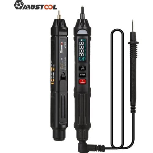 MUSTOOL MT007 Pro 3 in 1 Pen-type Digital Multimeter True RMS Multimeter + Voltage test pen + Phase Sequences Meter Color Screen
