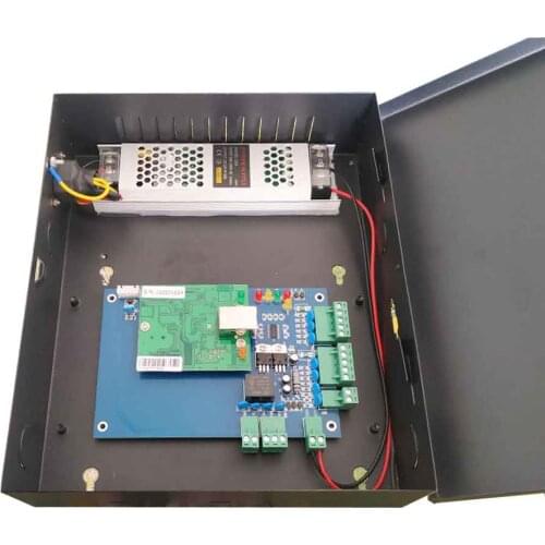 TCP/IP single Door Controller wide voltage 100-240V 10A HI power supply support multi-access locks RFID reader and exit button
