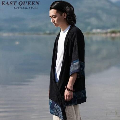 Traditional Chinese Clothing for Men Chinese Tang Costume Male Oriental Mens Clothing Chinese Kungfu Top Ancient Costume kk014