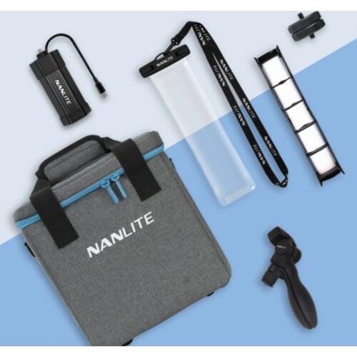 Nanlite PavoTube II 6C magic light tube light 6c waterproof bag rgb stick light portable handle tripod light caccessory grille