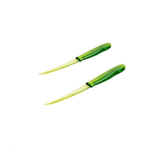 2'Li Green Vegetable Knife