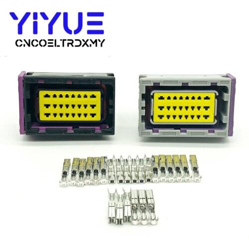 1 Set FCI ECU Connector 24 Pin 24 Way Female Housing Sealed Plug Socket connectors 211PC249S8005