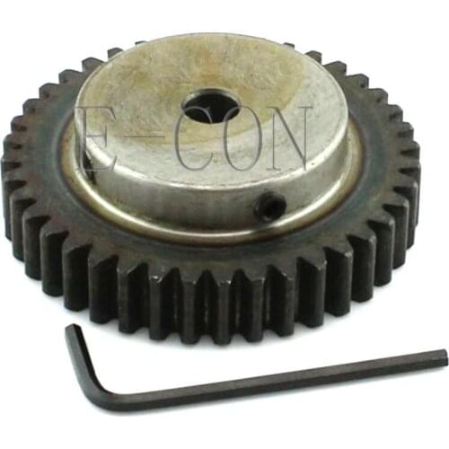 1pcs 1.5M50T 12mm Wide 8mm/10mm/12mm/14mm/15mm/16mm/17mm/20mm/25mm Bore Hole 50Teeth Module 1.5 Motor Metal Gear Wheel Top Screw