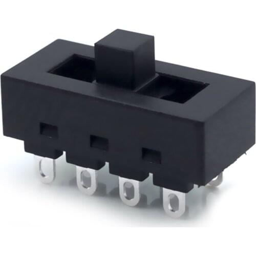 2PCS LQ-103H Electric Wind Blowing Switch Accessories 8Pin 3 Speed Toggle Switch Sliding Switch