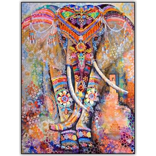 Abstract 5d DIY Diamond Painting Foto Mandala Elephant Full Drill Square Diamond Mosaic Embroidery Cross Stitch Art Accessories