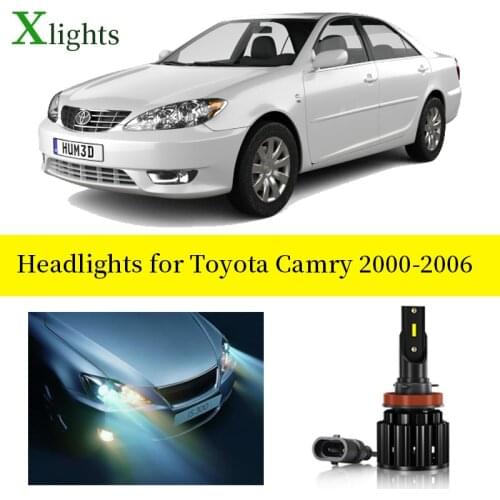 Car Canbus Led Headlight For Toyota Camry 2000 2001 2002 2003 2004 2005 2006 Low High Beam Lamp Bulb 6000k 12V Accessories Part