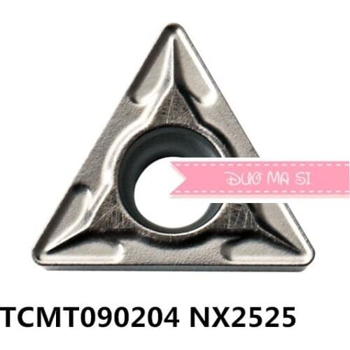 Free delivery, 10PCS TCMT090204 NX2525. cutting blade, turning tip,Suitable for STFCR STUCR Series Lathe Tool