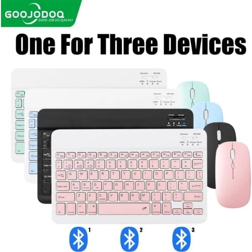 Tablet Wireless Keyboard For iPad Pro 2020 11 12.9 10.5 Teclado, Bluetooth Keyboard Mouse For iPad 8th 7th Air 4 3 2