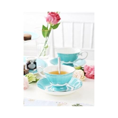British Ceramic Coffee Cup Phnom Penh European Set Household Simple Afternoon Camellia Tea Drinkware