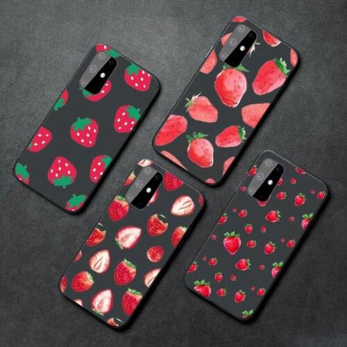 Strawberry Phone Case For Samsung A21S A32 A51 A52 A71 A50 A12 S10 S20 S21 Plus Fe Ultra