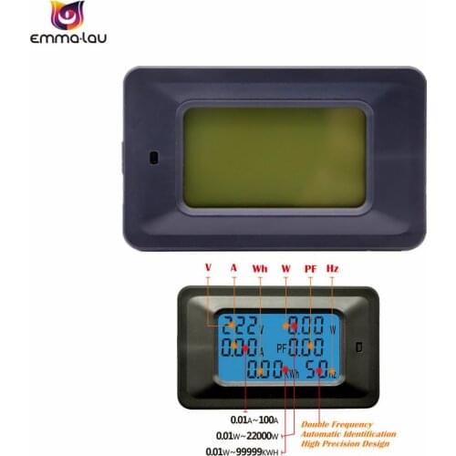 5KW AC110-250V 20A Digital Voltage Meter Energy Meter LCD Power Voltmeter Ammeter Current Amps Watt Tester Detector Indicator