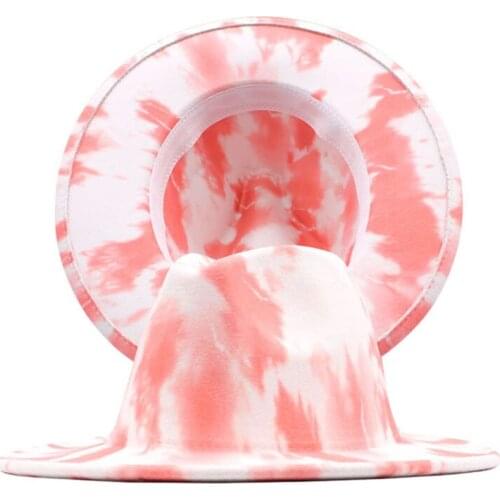 Jazz Hat Unisex Top Hat Printed Striped Gentleman and Ladies Sun Protection Big Brimmed Hat