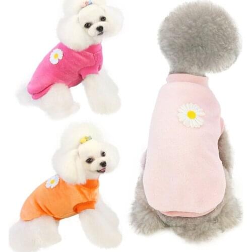 Fleece Pet Dog Clothes for Dogs Clothing Warm Dog Vest Shirt Puppy Cat Clothing for Dogs Coat Hoodie Pets Clothing Chihuahua