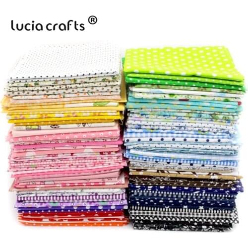 Lucia crafts 25*25cm cotton fabric patchwork bundle fabrics tilda cloth sewing DIY tecido quilting H0903