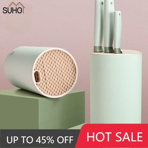 Multi-Function Utensil Holder Knife Block PP Flatware Drainer Storage Box Spoon Fork Kitchen Organizer Rack