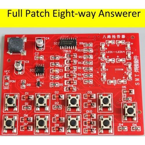 Full Patch Eight-Way Digital Answerer Experiment Kit Patch Answerer Training Kit Electronic Kit