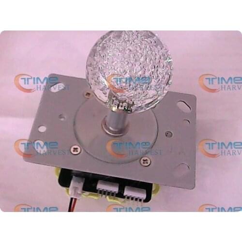 New Arrival Colorful LED Illuminated Joystick/Bubble Color Crystal Balltop Joystick for Arcade Accessories/Cabinet parts