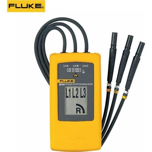 FLUKE 9040 Professional Digital High Precision Multimeter Phase Rotation Indicator 40-700V AC With HD LCD Display