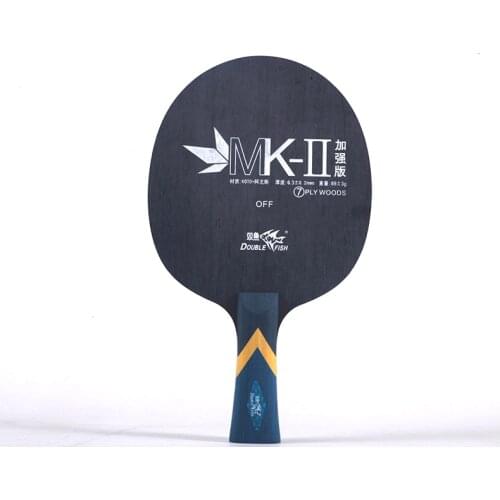 Double fish MK-II 7-PLY Carbon fiber table tennis rackets blade racquet paddle fast attack loop for professional palyer