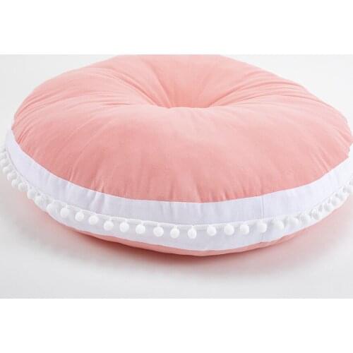 Pink&White&Gray Baby Toy Mat Carpet Home Decoration Carpet Pompom Children Carpet Interior Baby Gift Room Decoration Photo Props