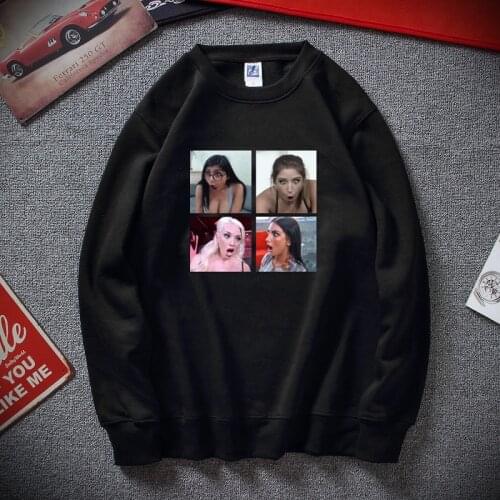 Mia Khalifa action movie star Funny Mens Joke hoodie Birthday Gift High Quality Sweatshirt Autumn and winter coat