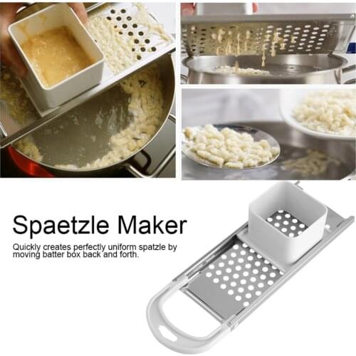 Spaetzle Maker Nokedli Szaggato Hungarian Dumplings Galuska Potato Slicer, with Comfort Grip Handle