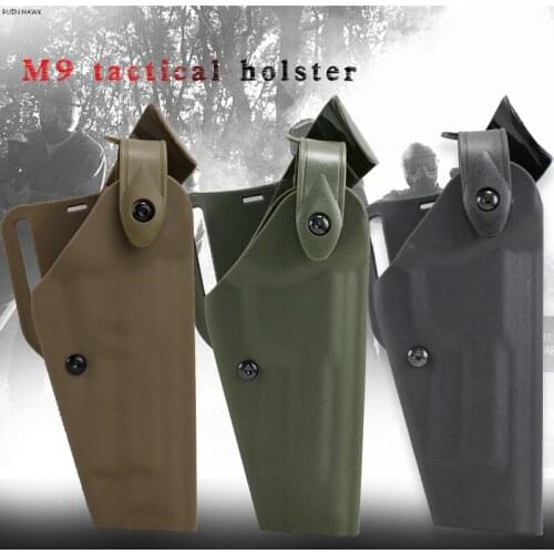 Tactical Gun Holster Pistol Waist Paddle Belt Holster For Beretta M9 92 96 Airsoft Right Hand Carry Gun Case Hunting Accessories