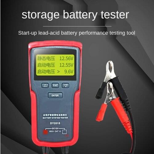 12V Auto Car Battery Tester Automobile Battery Life Tester With Printer Battery Resistance And Power Test