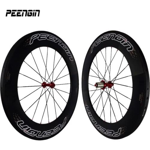 700C triathlon bike carbon wheels bicycles velo tubular 88mm deep 23mm wide rim wheelset with novatec A291 powerway R13 r36 hubs