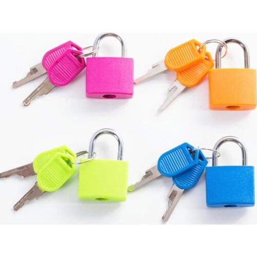 1pc Mini Locks Materiel Montessori Educational Toys For Children Cute Plastic Metal Lock Baby Kids Colors Learning Toy