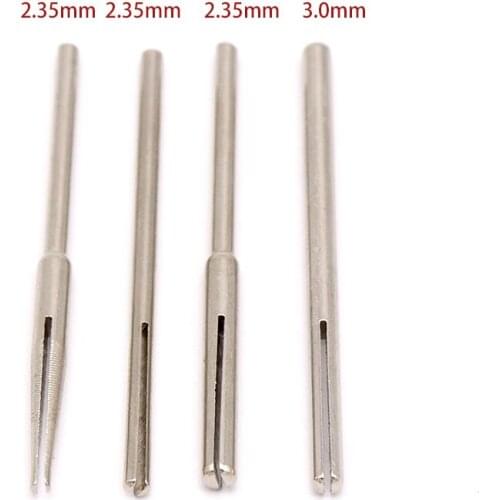 10pcs Sandpaper Clamp Split Mandrels 50mm Long Abrasive Holder Clip Rod Carved Point For Dremel Rotary Grinder Tools 2.35/3mm