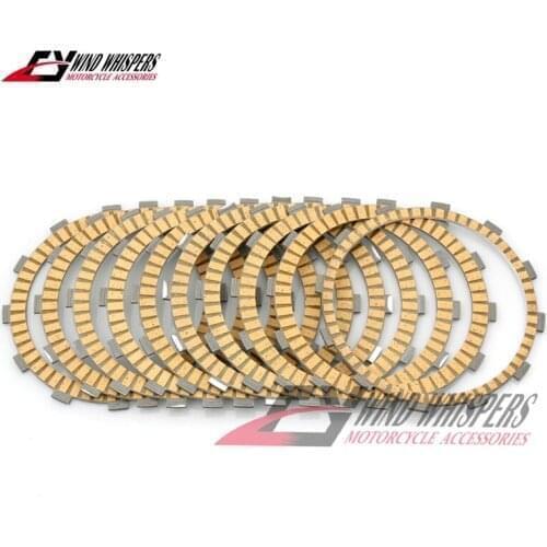10XPCS Motorcycle Friction Clutch Discs plates Set For Kawasaki GTR1400 ZX-14R ZZR1400 ZX14R GTR ZZR 1400 2006-2016