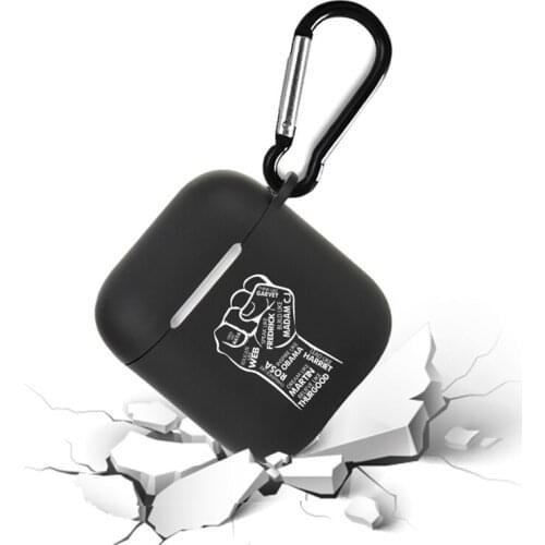 2021 New Style I Can't Breathe Luxury Silicone Cases For Airpods 1 2 Case Protective Earphone Cover Case For Apple Airpods Case